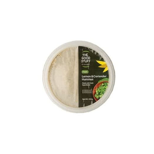 Lemon and coriander hummus